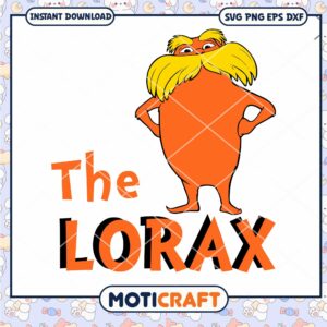 The Lorax Printable PNG Download for Crafts and Decor