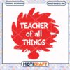 Teacher of All Things Inspirational PNG Downloadable Art