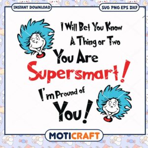 Supersmart You Are Inspirational PNG Downloadable Art