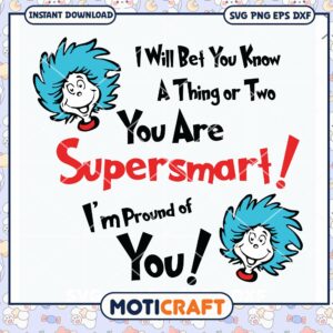 Supersmart You Are Inspirational Quote PNG Download