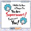 Supersmart Inspirational Quote PNG for Kids Decor