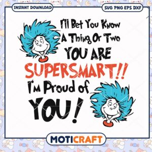 Super Smart Motivational PNG Download for Kids Gifts