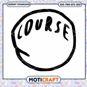 Stylish Course Design Instant Download SVG PNG File