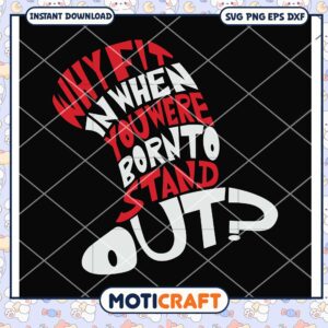 Stand Out with Unique Quote Design Instant Download PNG