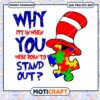Stand Out Puzzle Design Inspirational Quote PNG Art