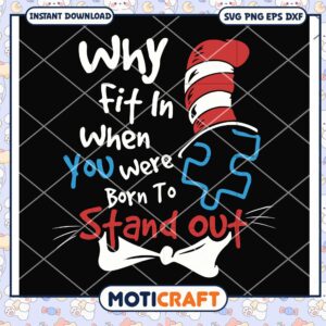 Stand Out Creative Quote Design Instant Download PNG File