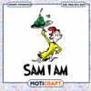 Sam I Am Green Eggs and Ham Fun PNG Downloadable Art