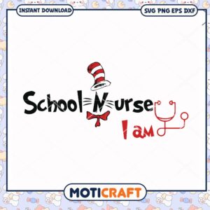 School Nurse I Am Fun PNG Design for Instant Download