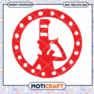 Red Silhouette Vintage Hat Clipart PNG Downloadable File