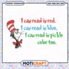 Reading Colors Cat in the Hat Fun PNG Instant Download 1 Reading Colors Cat in the Hat Fun PNG Instant Download