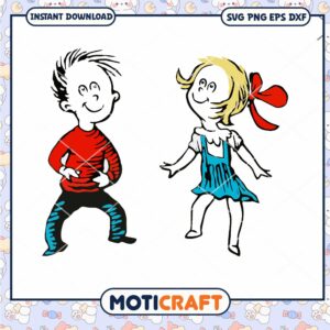 Playful Kids Characters Instant Download PNG Art