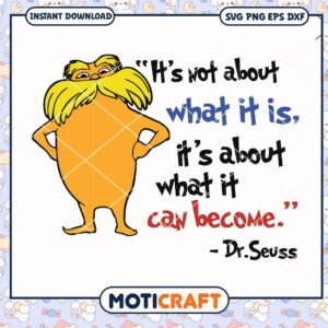 Inspirational Quote Art Download Dr Seuss PNG Design
