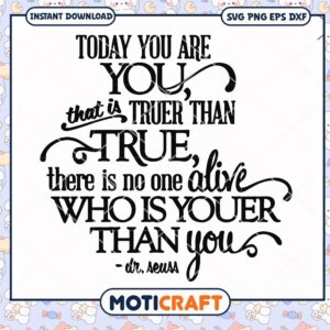 Inspirational Dr Seuss Quote PNG for Unique Decor