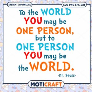 Inspirational Dr Seuss Quote Art PNG Downloadable Print