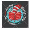 Happy Birthday Dr Seuss Cat in the Hat PNG Design 1 Happy Birthday Dr Seuss Cat in the Hat PNG Design