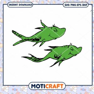 Green Fish Illustration for Craft Projects PNG Download