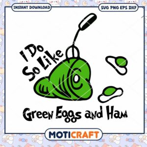 Green Eggs and Ham Fun Digital PNG Art Download