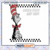 Green Eggs and Ham Cat in the Hat PNG Downloadable Art