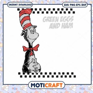 Green Eggs and Ham Cat in the Hat PNG Downloadable Art Green Eggs and Ham Cat in the Hat PNG Downloadable Art