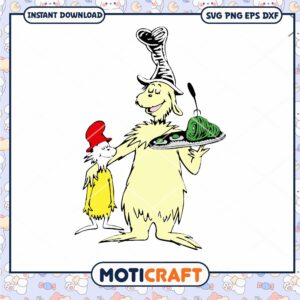 Green Eggs and Ham Characters Digital Download PNG File