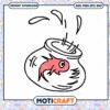 Goldfish in a Bowl Cute Illustration PNG Downloadable Art 1 Goldfish in a Bowl Cute Illustration PNG Downloadable Art