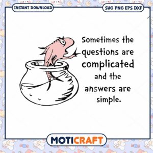 Funny Fish Bowl Quote Instant Download PNG Design