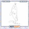 Funny Cute Manatee Outline PNG Instant Download Art 2 Funny Cute Manatee Outline PNG Instant Download Art