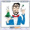 Funny Chef Character with Cake PNG Instant Download Art 2 Funny Chef Character with Cake PNG Instant Download Art