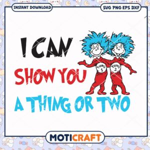 Fun Thing 1 and Thing 2 PNG for Instant Download Gift