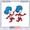 Fun Thing 1 and Thing 2 PNG Instant Download Design 1 Fun Thing 1 and Thing 2 PNG Instant Download Design