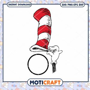 Fun Cat in the Hat SVG PNG for Creative Projects