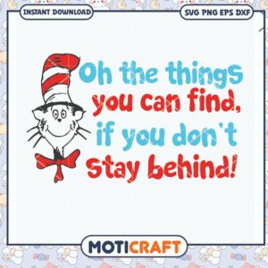 Fun Cat in the Hat Quote Instant Download PNG Design