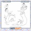 Fun Cartoon Character Coloring Page Instant Download PNG 2 Fun Cartoon Character Coloring Page Instant Download PNG