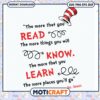 Dr Seuss Quote Read Know Learn Places Instant Download PNG 2 Dr Seuss Quote Read Know Learn Places Instant Download PNG