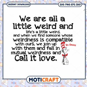 Dr Seuss Love Quote Printable PNG for Unique Gifts