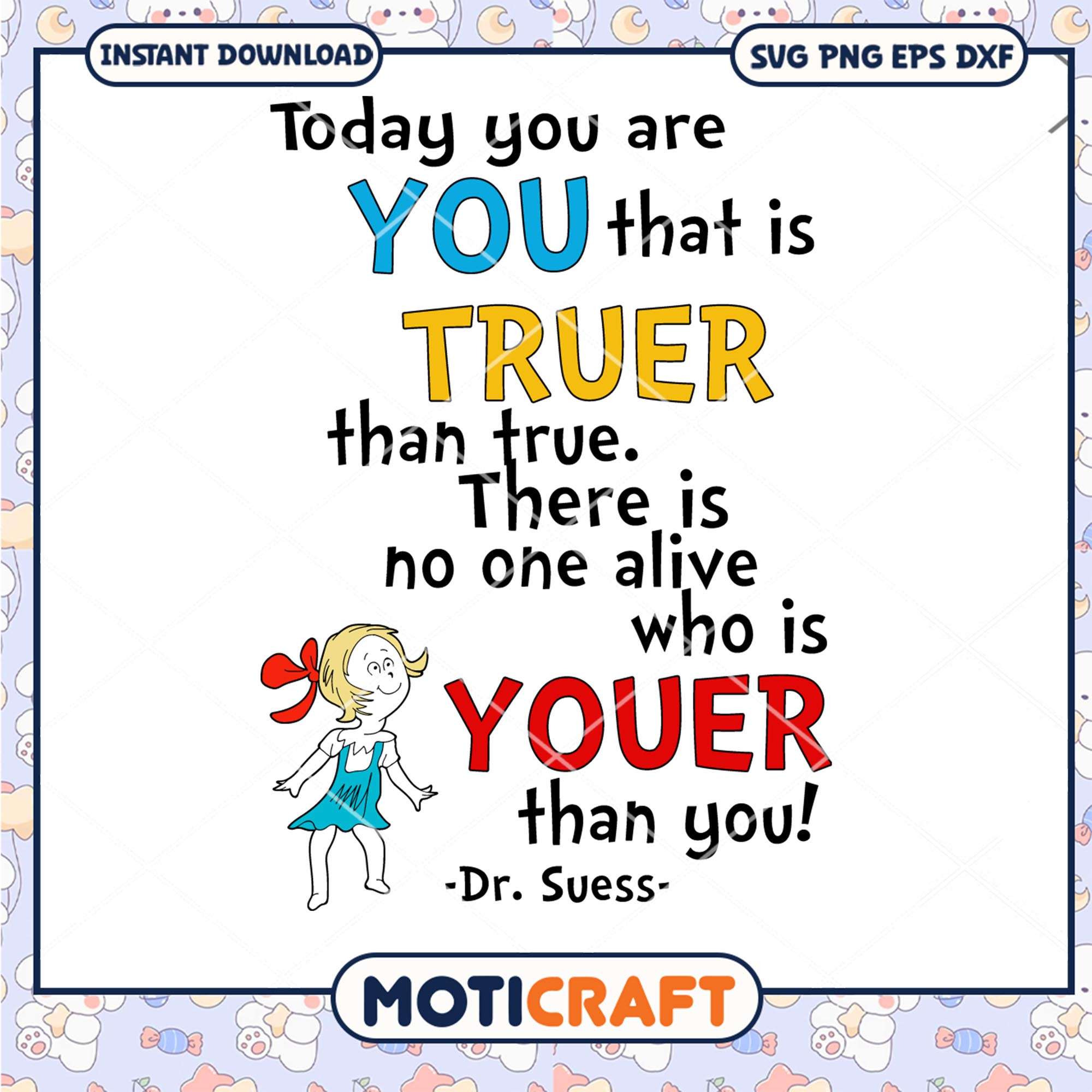 Dr Seuss Inspiring Quote You are You PNG Downloadable Art Dr Seuss Inspiring Quote You are You PNG Downloadable Art