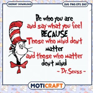 Dr Seuss Inspirational Quote Wall Art Instant Download PNG