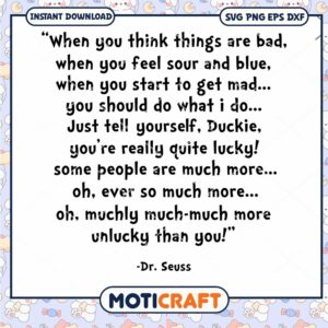 Dr Seuss Inspirational Quote PNG Printable Art Download
