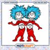 Cute Thing 1 and Thing 2 PNG Clipart Instant Download 2 Cute Thing 1 and Thing 2 PNG Clipart Instant Download