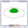 Cute Green Egg Clipart for Craft Projects Downloadable PNG