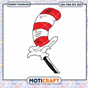 Cute Cat in the Hat Hat PNG Instant Download Design