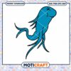 Cute Cartoon Sea Monster PNG for Craft Projects