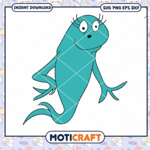 Cute Cartoon Fish Digital Download PNG File Design