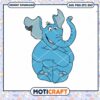 Cute Blue Elephant PNG Digital Download for Crafts 2 Cute Blue Elephant PNG Digital Download for Crafts