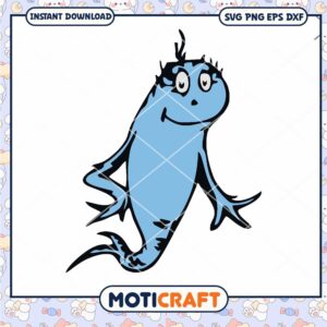 Cute Blue Creature Illustration for Craft Projects PNG