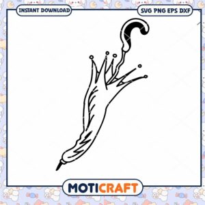 Creative Umbrella Outline Design Instant Download PNG