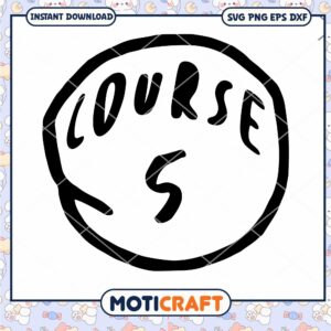 Course 5 Educational Graphic Downloadable PNG Design