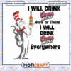 Coors Light Cat in the Hat Drink PNG Instant Download