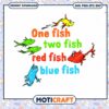 Colorful Fish Design One Fish Two Fish PNG Download
