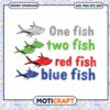 Colorful Fish Design for Kids Learning Activities PNG